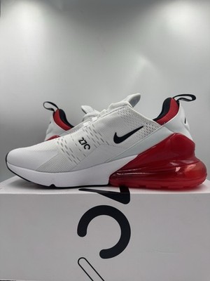 Nike Air Max 270 White Black University Red BV2523-100 Size 9 | eBay