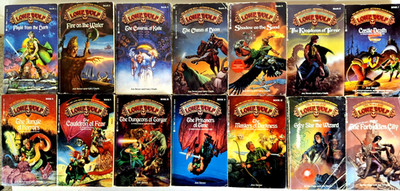 Lot of 14 Lone Wolf Solo RPG Fantasy Adventure Gamebooks by Joe Dever