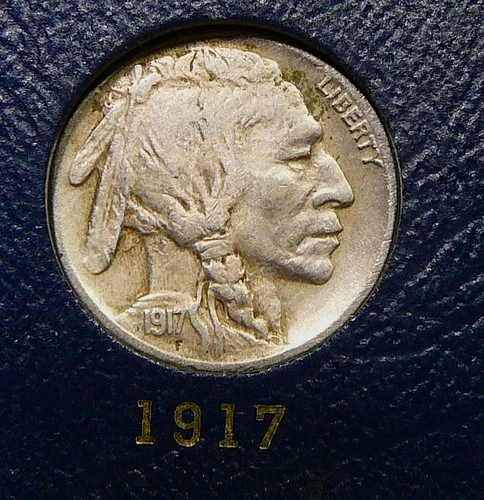 1917 Buffalo Nickel - VF+ / Extra Fine  (S3)