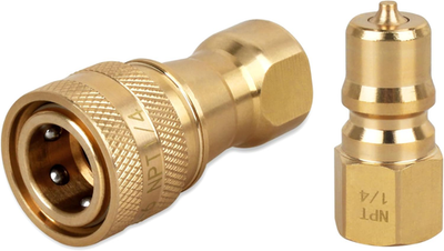 #ad 1 4quot; Brass Quick Disconnect Coupler Valve for Mytee Carpet Extractor Fits Carpet $34.22