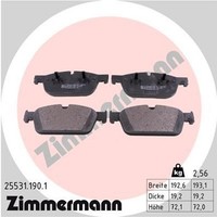 Zimmermann BremsbelÄGe MERCEDES-BENZ GL-KLASSE X166 Gle W166 C292 Gls M-KLASSE