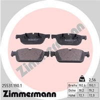Zimmermann BremsbelÄGe MERCEDES-BENZ GL-KLASSE X166 Gle W166 C292 Gls M-KLASSE