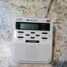  Midland Weather Radio WR-100 Public Alert NOAA Backlit LED Display 