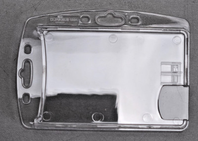 DURABLE Doppelbox für 2 Betriebs-/Sicherheitsausweise   transparent  (1915  E1+)