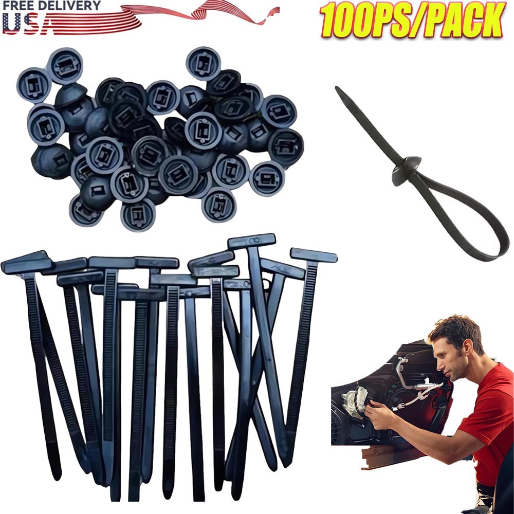 Heavy-Duty Nylon Cable Tie Buckles