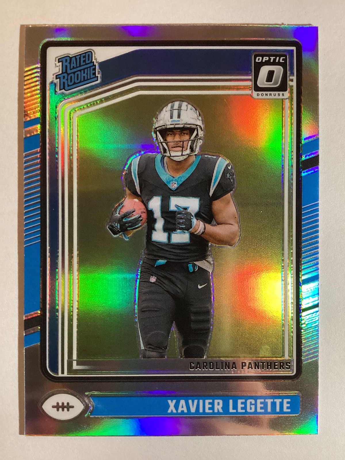 2024 Panini Donruss Optic Rated Rookie Holo Prizm Xavier Legette #299 Rookie RC