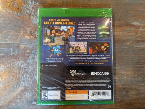 Minecraft: Story Mode -- Season Two XBOX ONE BRAND NEW FACTORY SEALED US EDITION - Picture 2 of 5