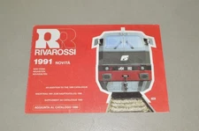 HO scale vintage Rivarossi 1991 Novita (1990 addition) color catalog
