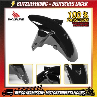 WOLFLINE Kotflügel Für Yamaha MT09 13-20 Tracer 900 15-20 Schwarzer Vorne ABS