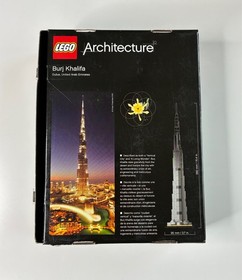 NOB - 100% Complete (Built) LEGO Architecture Set (21031) - Burj Khalifa