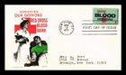 US COVER BLOOD DONORS SAVE LIVES FIRST DAY ISSUE SCOTT 1425 JACKSON CACHET