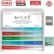 Natural Variety 5 Pack  Non-Electric Air Inhalers - Oral Fixation  Aromathe...