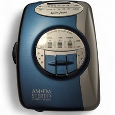 AM/FM Stereo Cassette Player, Equalizer,Walkman, Vintage