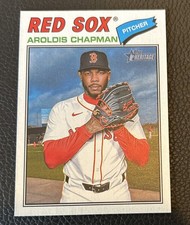 2026 Topps Heritage Aroldis Chapman Boston Red Sox #359
