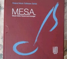 Roland Software M.E.S.A. MESA Music Editor for DOS (NO KEY, READ DESCRIPTION)