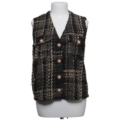 Liberté Essentiel, Weste, Größe: S, Dara Vest, Schwarz/Beige, Polyester #8rs