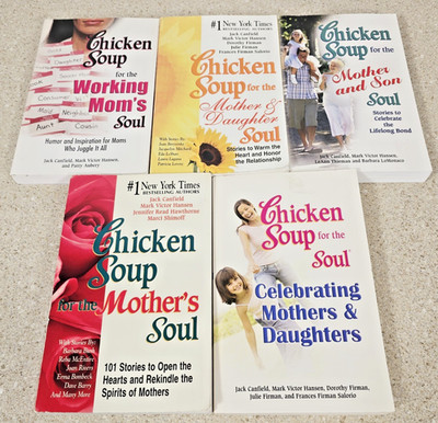 Chicken Soup For The Mother's Soul, Daughter, Son - Lot of 5 Paperbacks