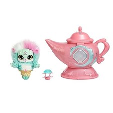 MAGIC MIXIES MAGIC GENIE LAMP WITH INTERACTIVE 8" PLUSH TOY AND 60 - PINK