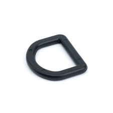 Country Brook Design® 1 Inch Black Plastic D-Rings, 10 Pack