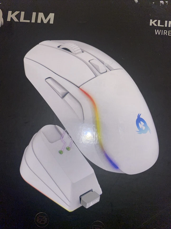 KLIM Blaze Y RGB Rechargeable Wireless Gaming Mouse with Charging Dock - Image 2 of 4