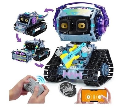 433 Pc  Robot Building Toy for Kids 3 in 1 APP/Remote Control STEM Educational