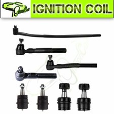 Fits Jeep Wrangler Outer Inner Tie Rod Upper Lower Ball Joint Suspension Kit