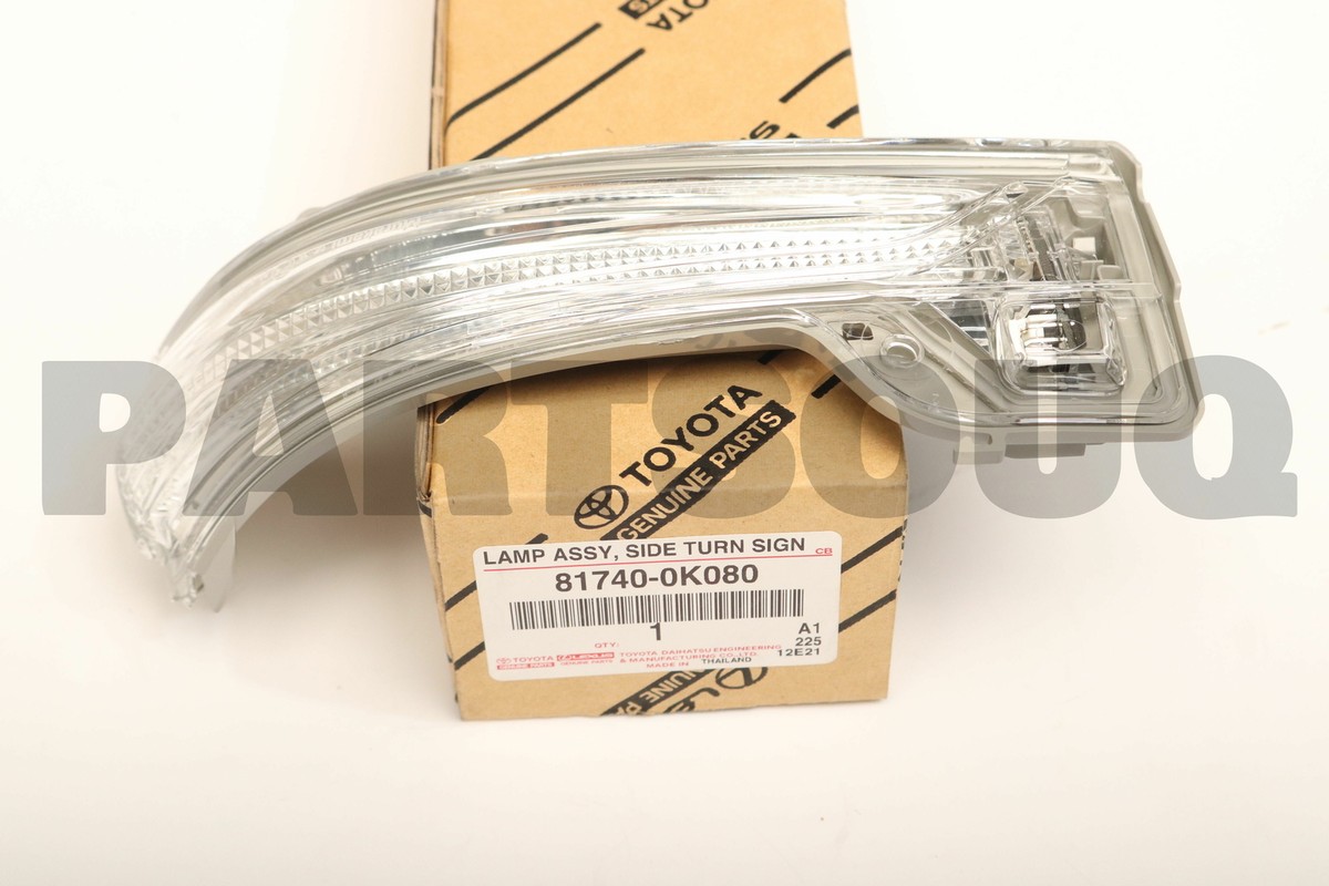 817400K080 Genuine Toyota LAMP ASSY SIDE TURN 81740-0K080 | eBay