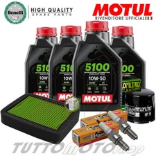 Tagliando BENELLI Leoncino 500 2020 2021 2022 / Olio Motul 5100 + Filtri Candele