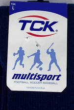 TCK Multisport Adult Unisex Size L Knee High Socks Color Navy 
