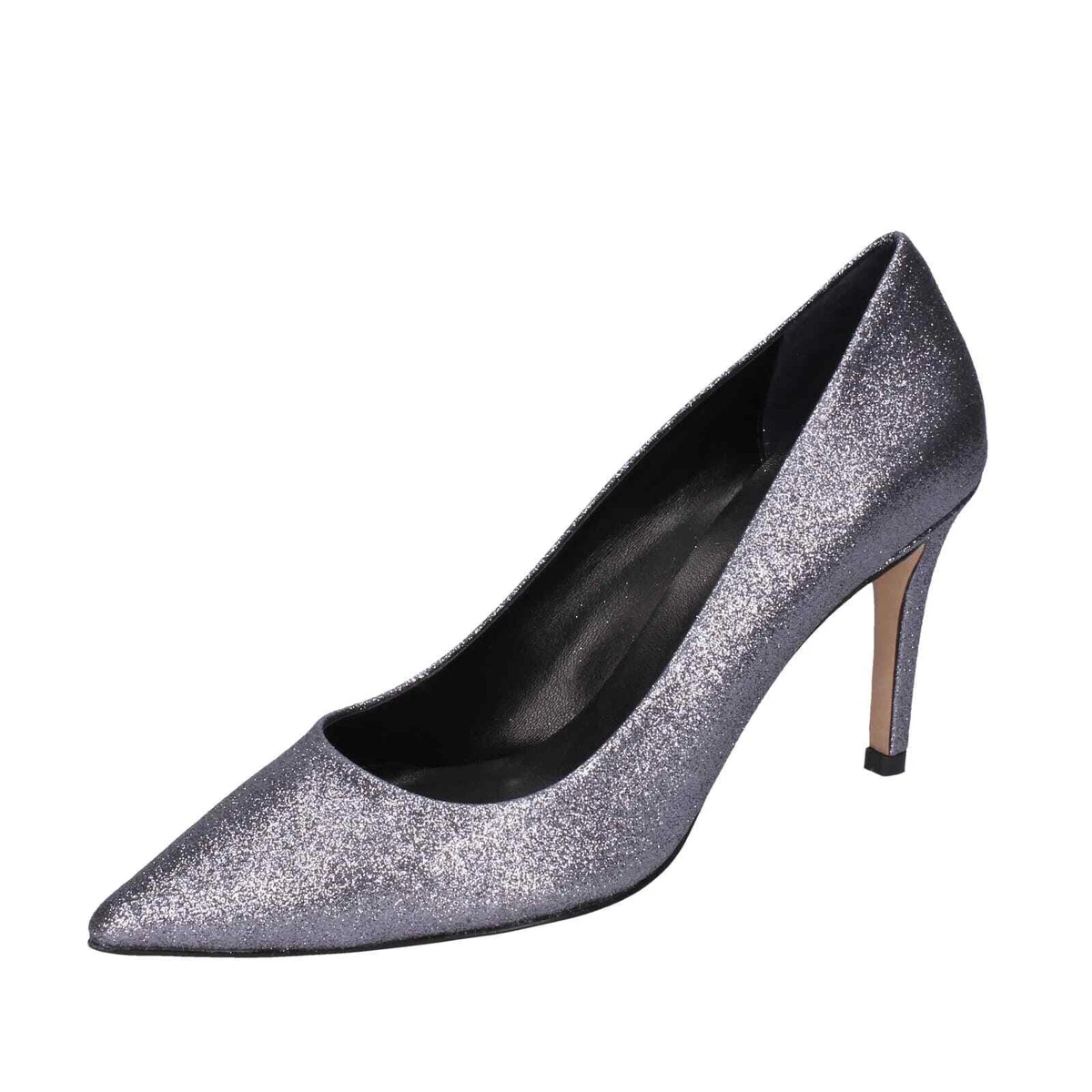 shoes women GIANNI MARRA courts grey glitter BF941 eBay