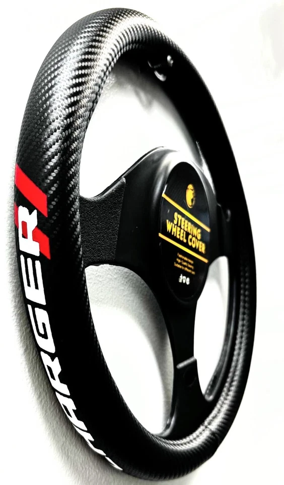 Universal Fit All Makes Microfiber PU Leather Steering Wheel Cover with Logo !!! - Image 4 of 4