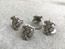 ring angels sons of anarchy stainless316l 100% / soa harley davidson Size7-12