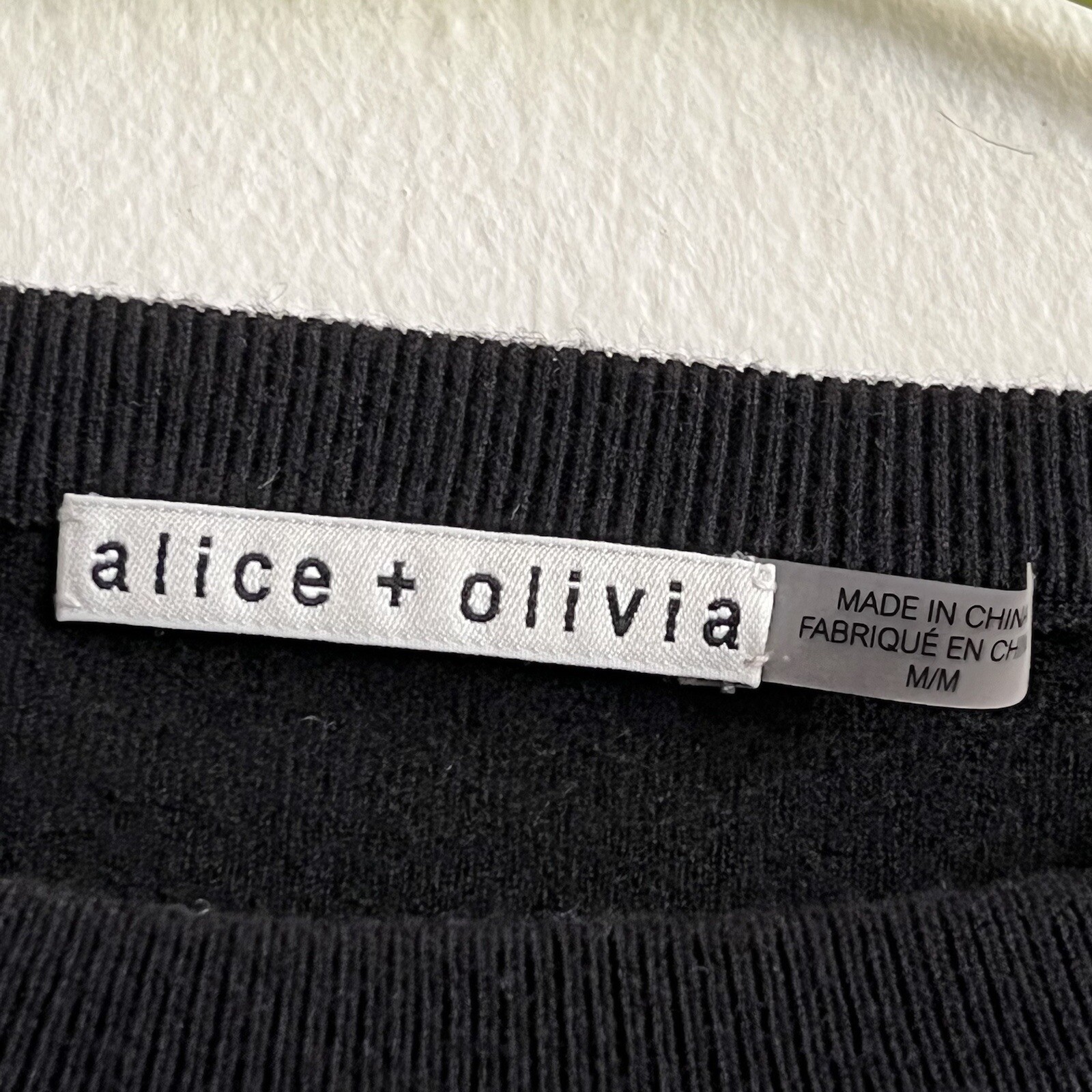 Alice & Olivia Bernetta Drawstring Sweatshirt, Bl… - image 3