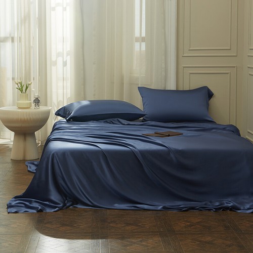 22MM Bedding Set 4pcs 100 Silk Mulberry Silk Quilt Cover Flat Sheet Pillowcases - Picture 16 of 80