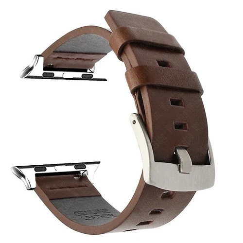 Correa de cuero para Apple Watch Ultra2 correa 49 mm 10 9 8 7 6 5 4 para iWatch 38-45 mm - Imagen 16 de 21