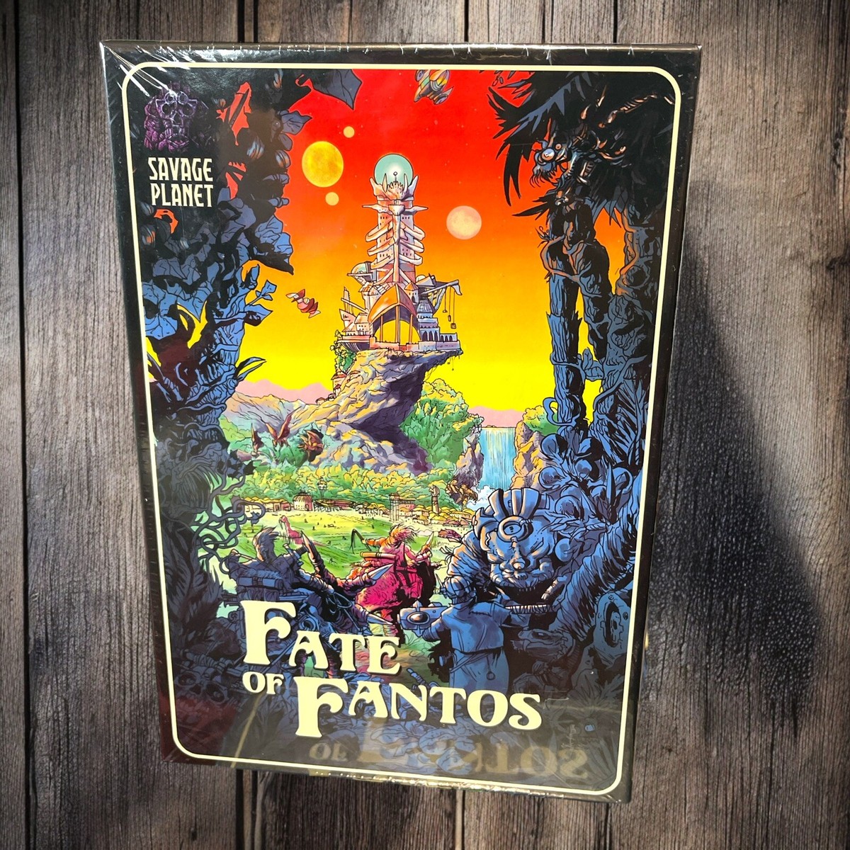 未使用　クリスコンサニーGAME OF FATE ウッドウォールアート Savage Planet - The Fate of Fantos Board Game Imp House