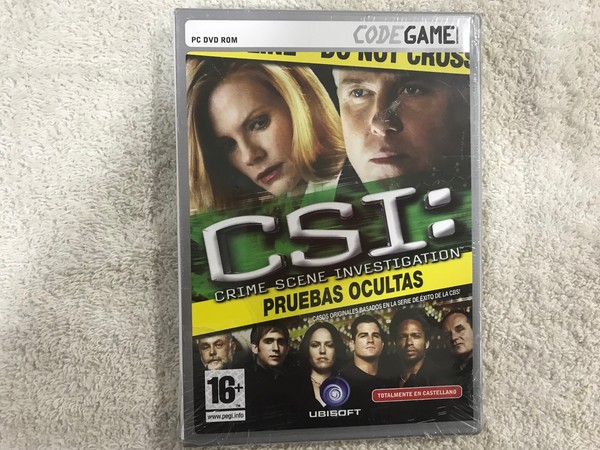 CSI CRIME SCENE INVESTIGATION PRUEBAS OCULTAS NUEVO PC JUEGO UBISOFT CODEGAME