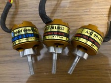 4 x Motore elettrico AXi 2814/22 765kv Gold-Line, motore brushless