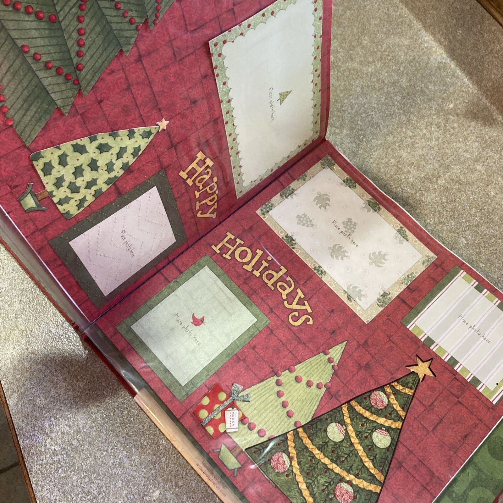 NEW Debbie Mum Jingle Joy Holiday Scrapbook Photo Album Kit Just Add Photos 