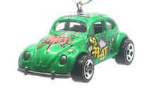 Christmas Ornament for Volkswagen Bug Green Fighting Decals