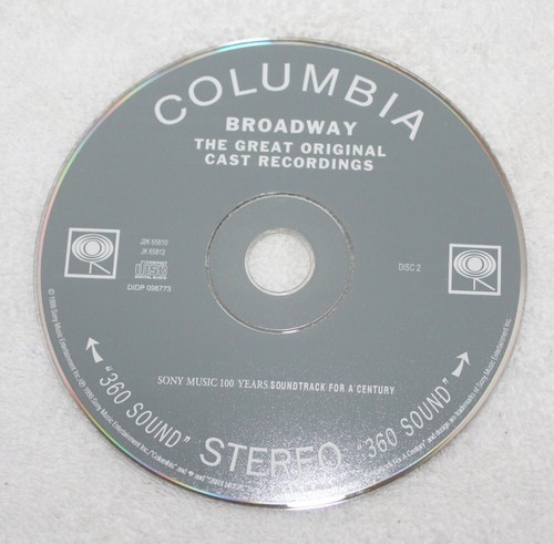 Broadway: The Great Original Cast Recordings ~ 1999 Columbia Used Dbl CD VG++ - Picture 3 of 10