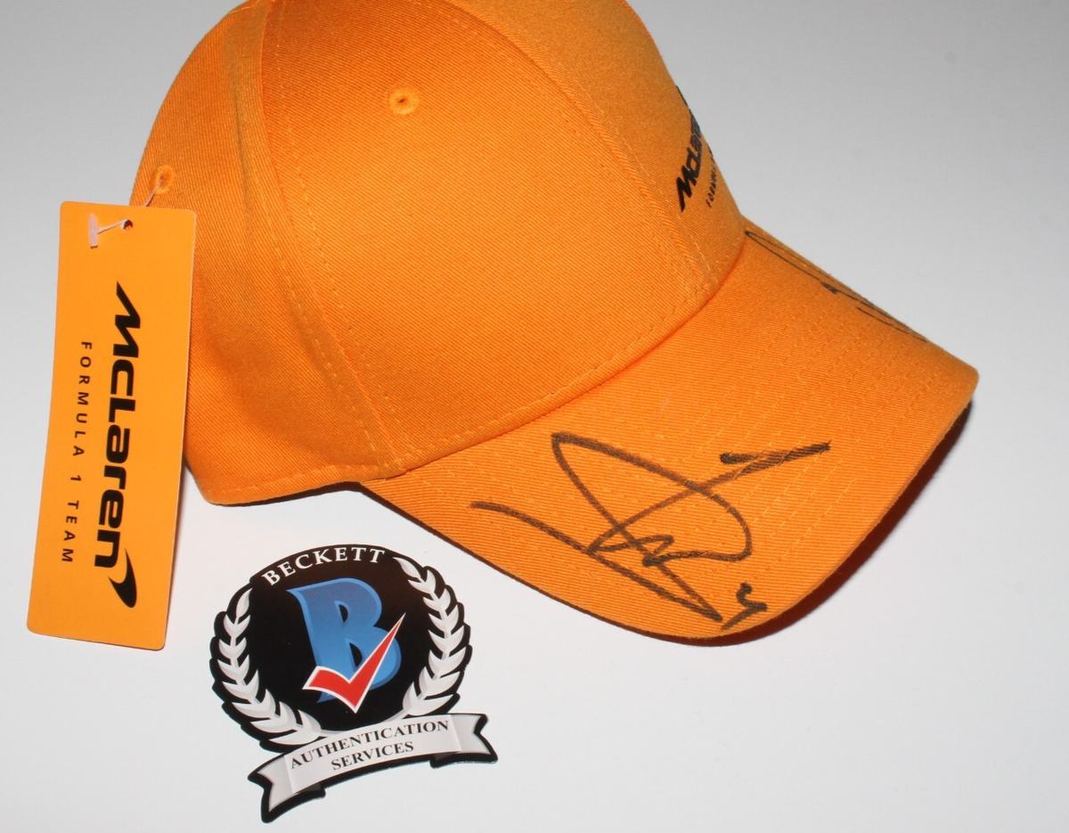 LANDO NORRIS OSCAR PIASTRI SIGNED MCLAREN RACING TEAM FORMULA 1 F1