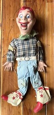 Vtg 50s Wooden  Plastic Howdy Doody Marionette Puppet