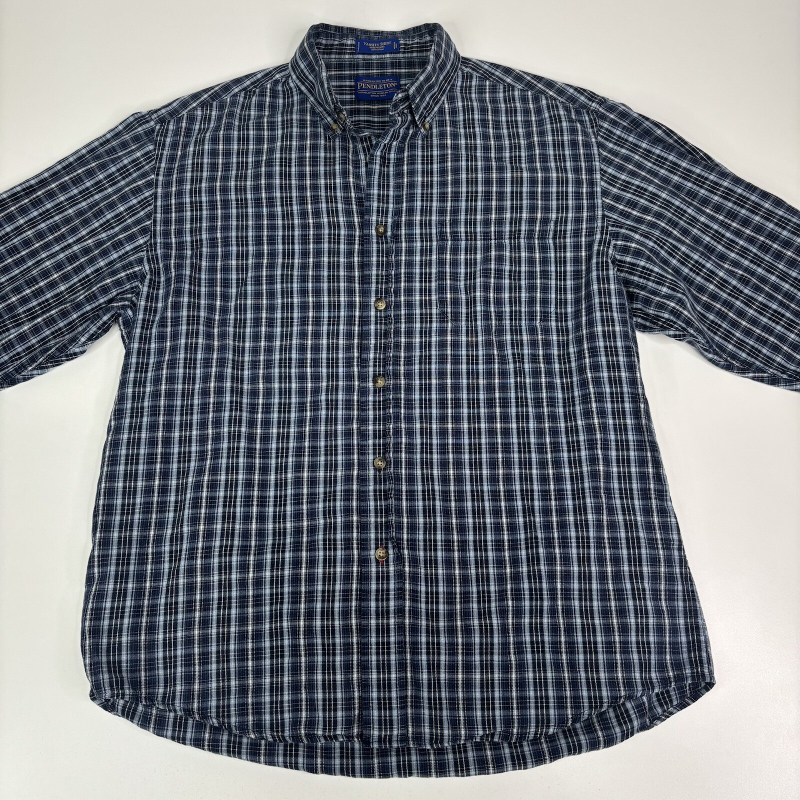 Pendleton Varsity Shirt Men Large Button Down Lon… - image 2
