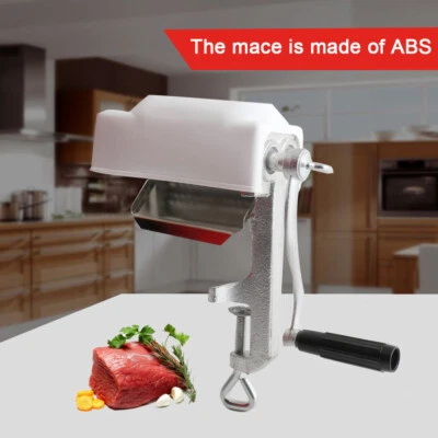 NO BRAND Edelstahl Fleischzartmacher Fleischklopfer Fleischhammer Schnitzelklopfer