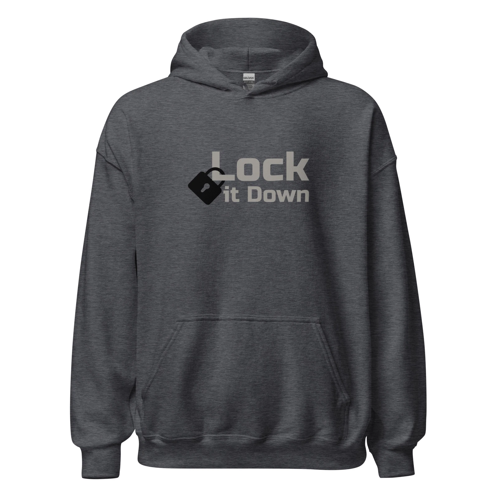 Lock It Down Custom Funny Novelty Graphic Hoodie - Women Sweatshirt Padlock Key