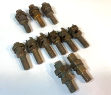 Servit Post Mixed (Lot of 11) 1/2" stud #2 2/0 Burndy