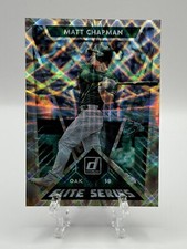 Matt Chapman 2020 Panini-Donruss Baseball Elite Series, 883/999, No. E-11