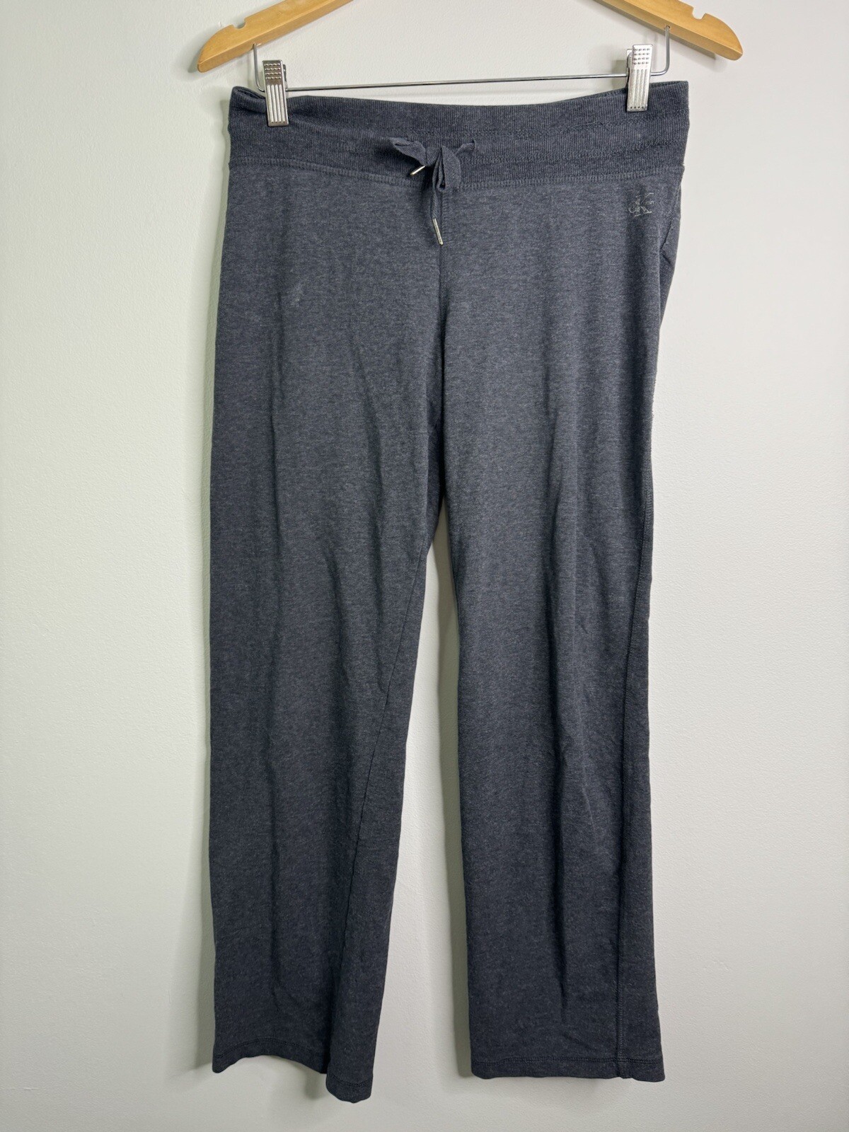S Grey Fleece Jogger Sweatpants Loungewear Used S Ghv5.