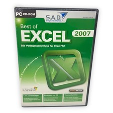 Best Of Excel 2007 PC CD ROM software SAD confezione originale modelli Windows 98 ME XP 2000
